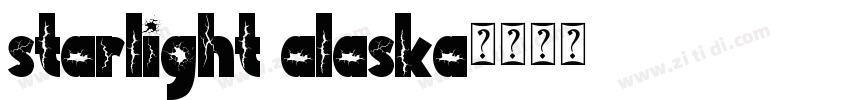 starlight alaska字体转换